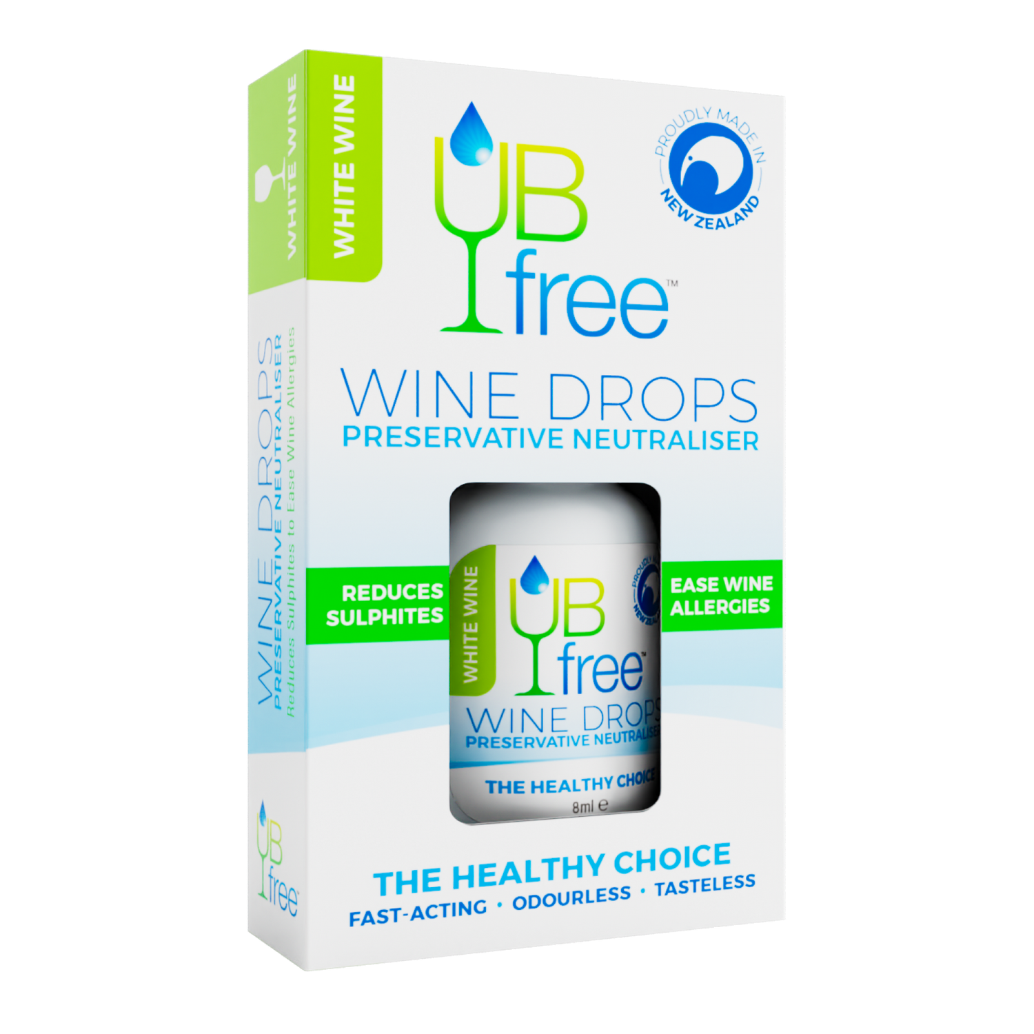 UBfree Sulfite Remover for White Wine - 8ml Dropper Bottle